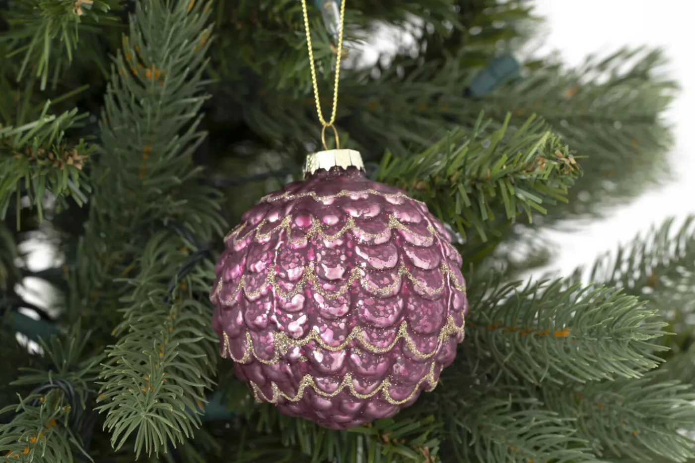 Boules De Noël|Boules De Noël<Flamant RUSTICA, boule de Noël Rose