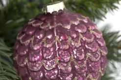 Boules De Noël|Boules De Noël<Flamant RUSTICA, boule de Noël Rose