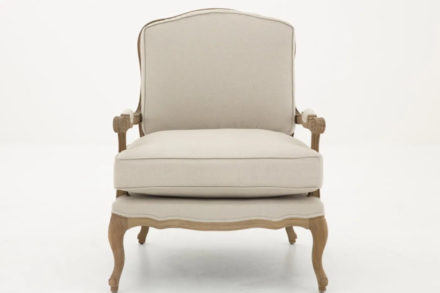 Fauteuils|Sièges<Flamant SALLY, fauteuil, lin naturel Blanccassé