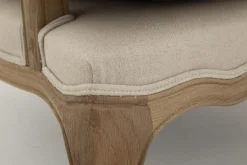 Fauteuils|Sièges<Flamant SALLY, fauteuil, lin naturel Blanccassé
