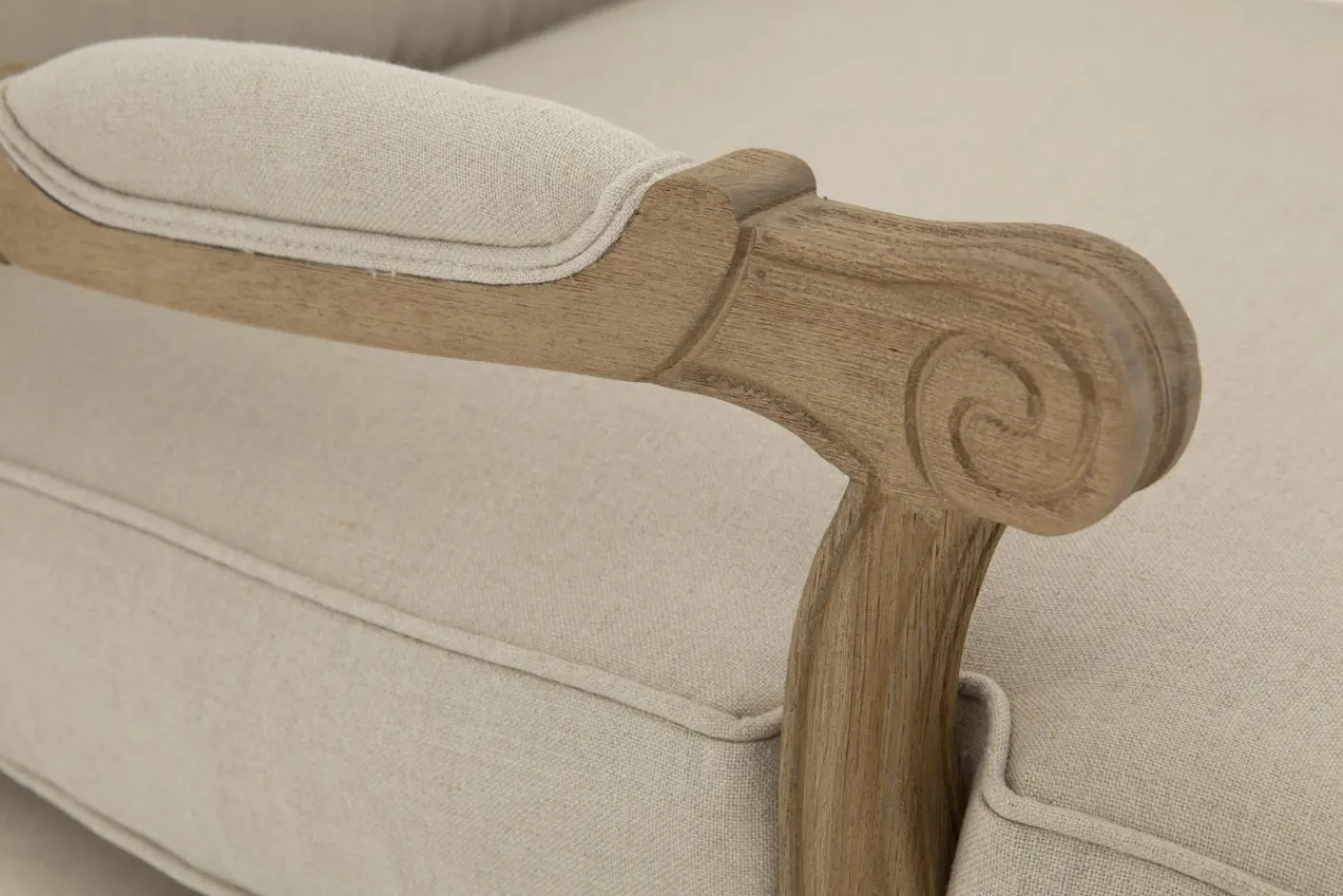 Fauteuils|Sièges<Flamant SALLY, fauteuil, lin naturel Blanccassé
