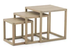 Tables D’Appoint & Consoles|Tables D’Appoint & Consoles<Flamant SALVO, bout de canapé, chêne altéré, set de 3