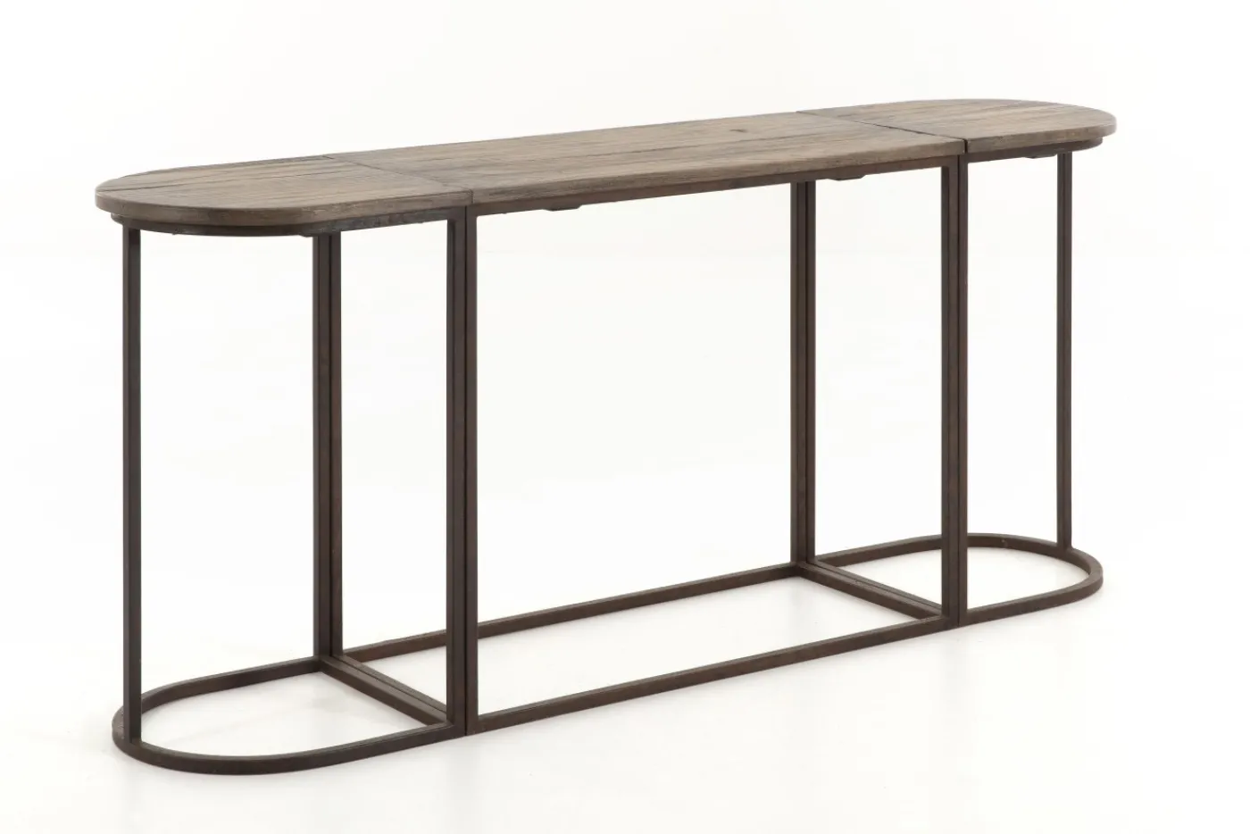Tables D’Appoint & Consoles|Tables D’Appoint & Consoles<Flamant SAM, table console, bois et métal, 3 parties Brun