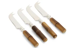 Couverts|Couverts<Flamant SAMOA, couteau à fromage, set de 4 Brun