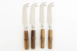 Couverts|Couverts<Flamant SAMOA, couteau à fromage, set de 4 Brun