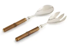 Couverts|Couverts<Flamant SAMOA, couverts à salade, set de 2 Brun