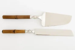 Couverts|Couverts<Flamant SAMOA, jeu de gâteau, set de 2 Brun