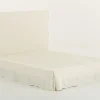 Lits|Lits<Flamant SANDRINE, lit double, avec tête de lit, couverture, 160cm