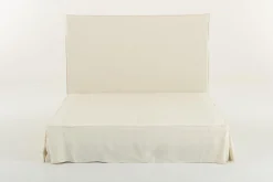 Lits|Lits<Flamant SANDRINE, lit double, avec tête de lit, couverture, 160cm