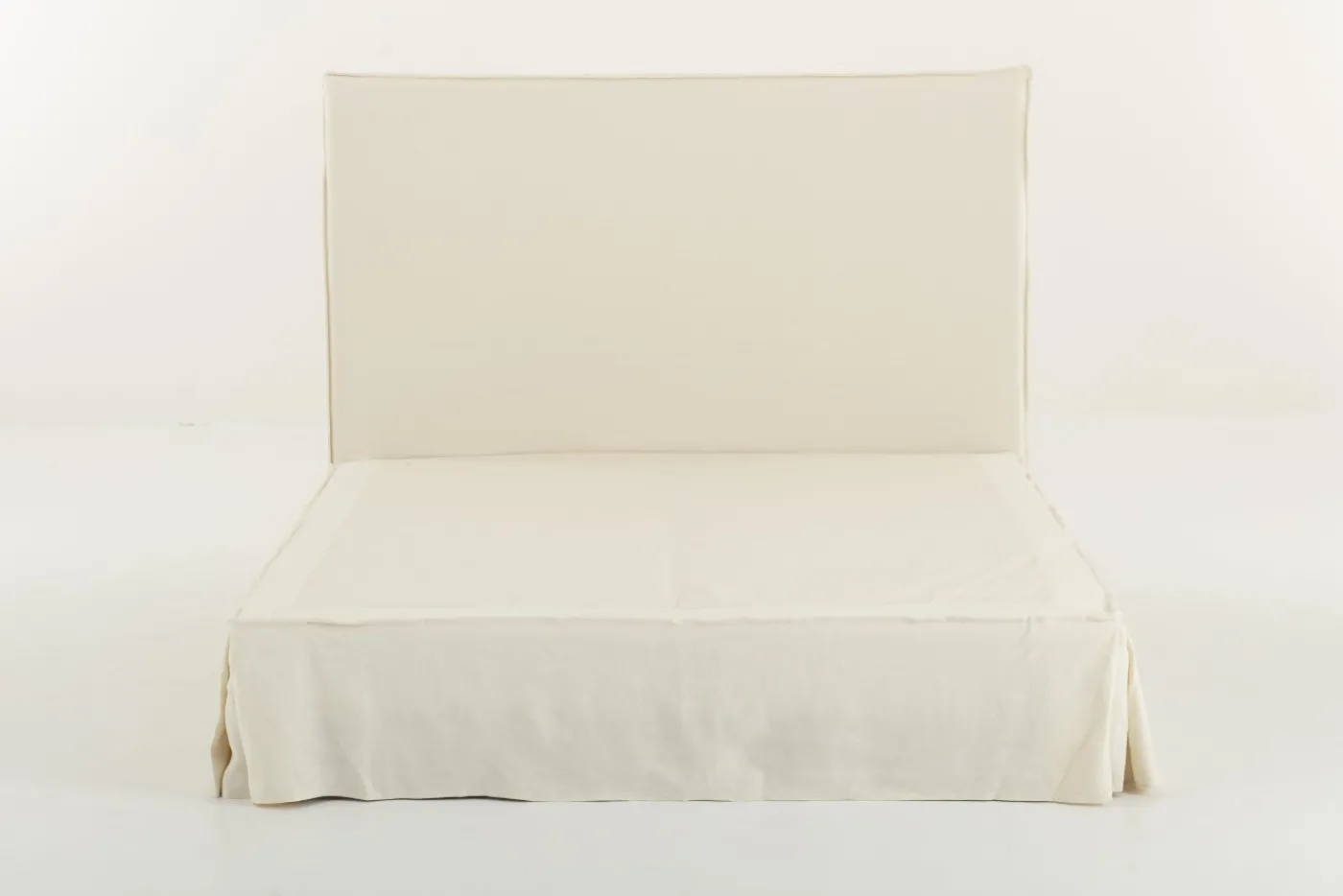 Lits|Lits<Flamant SANDRINE, lit double, avec tête de lit, couverture, 160cm