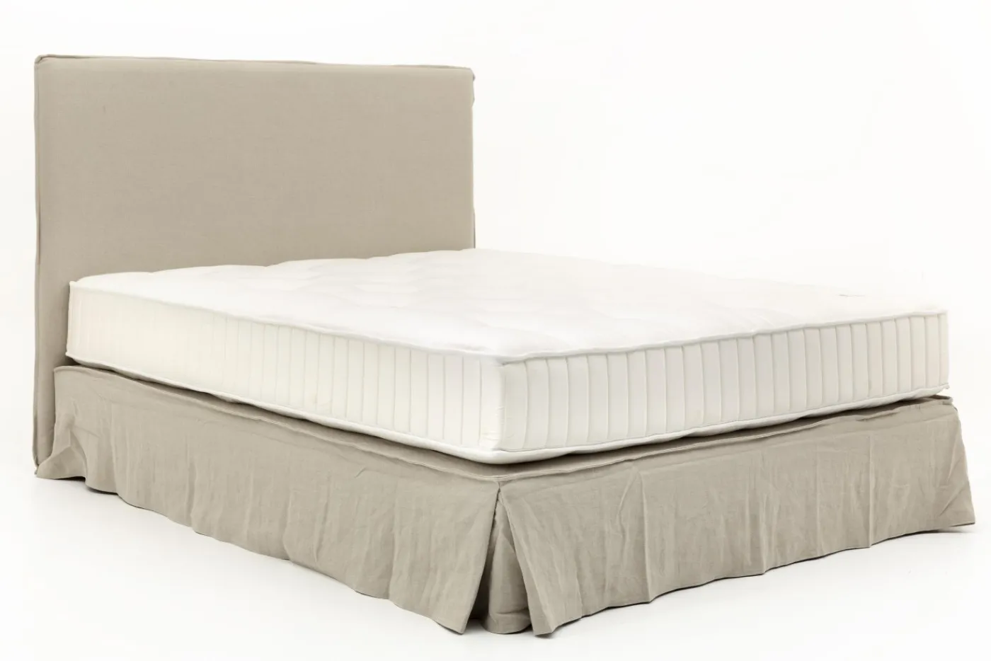 Lits|Lits<Flamant SANDRINE, lit double, avec tête de lit, couverture, 160cm