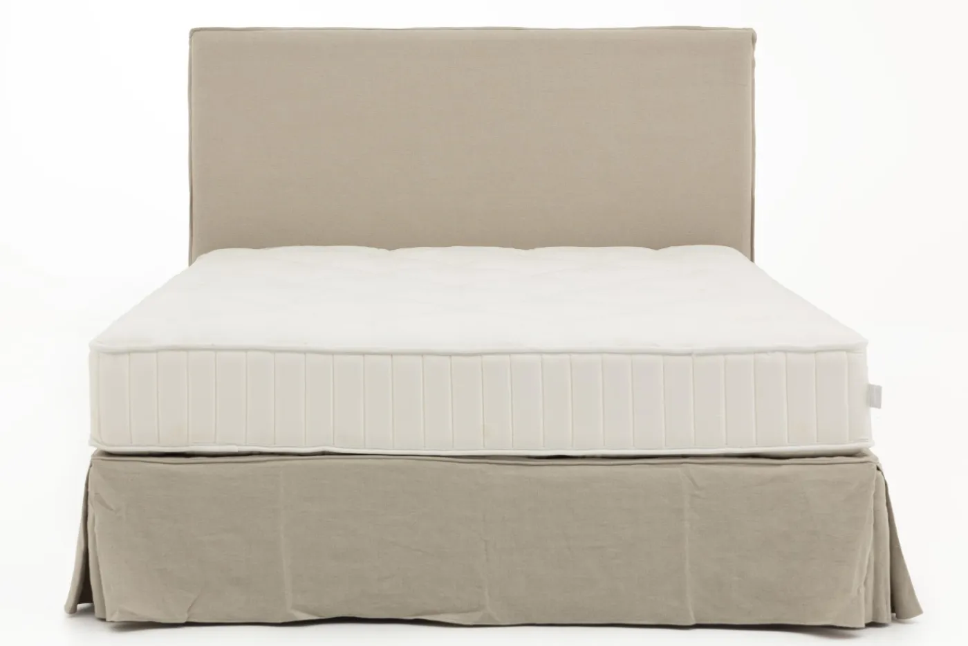 Lits|Lits<Flamant SANDRINE, lit double, avec tête de lit, couverture, 160cm