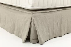 Lits|Lits<Flamant SANDRINE, lit double, avec tête de lit, couverture, 160cm