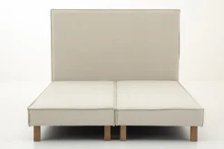 Lits|Lits<Flamant SANDRINE, lit double, avec tête de lit, fixe, 160cm