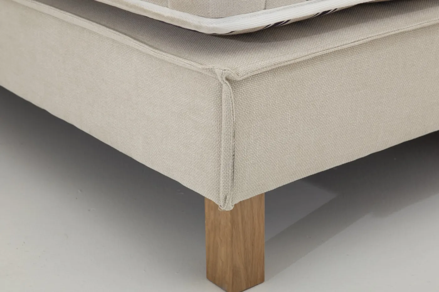 Lits|Lits<Flamant SANDRINE, lit double, avec tête de lit, fixe, 160cm