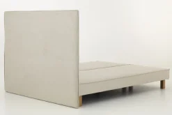 Lits|Lits<Flamant SANDRINE, lit double, avec tête de lit, fixe, 160cm
