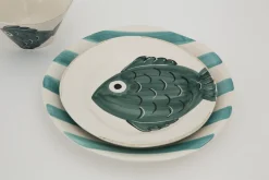 Assiettes, Plats Et Bols|Assiettes,Plats Et Bols<Flamant SANGHA, assiette, 23cm, poisson Mixte