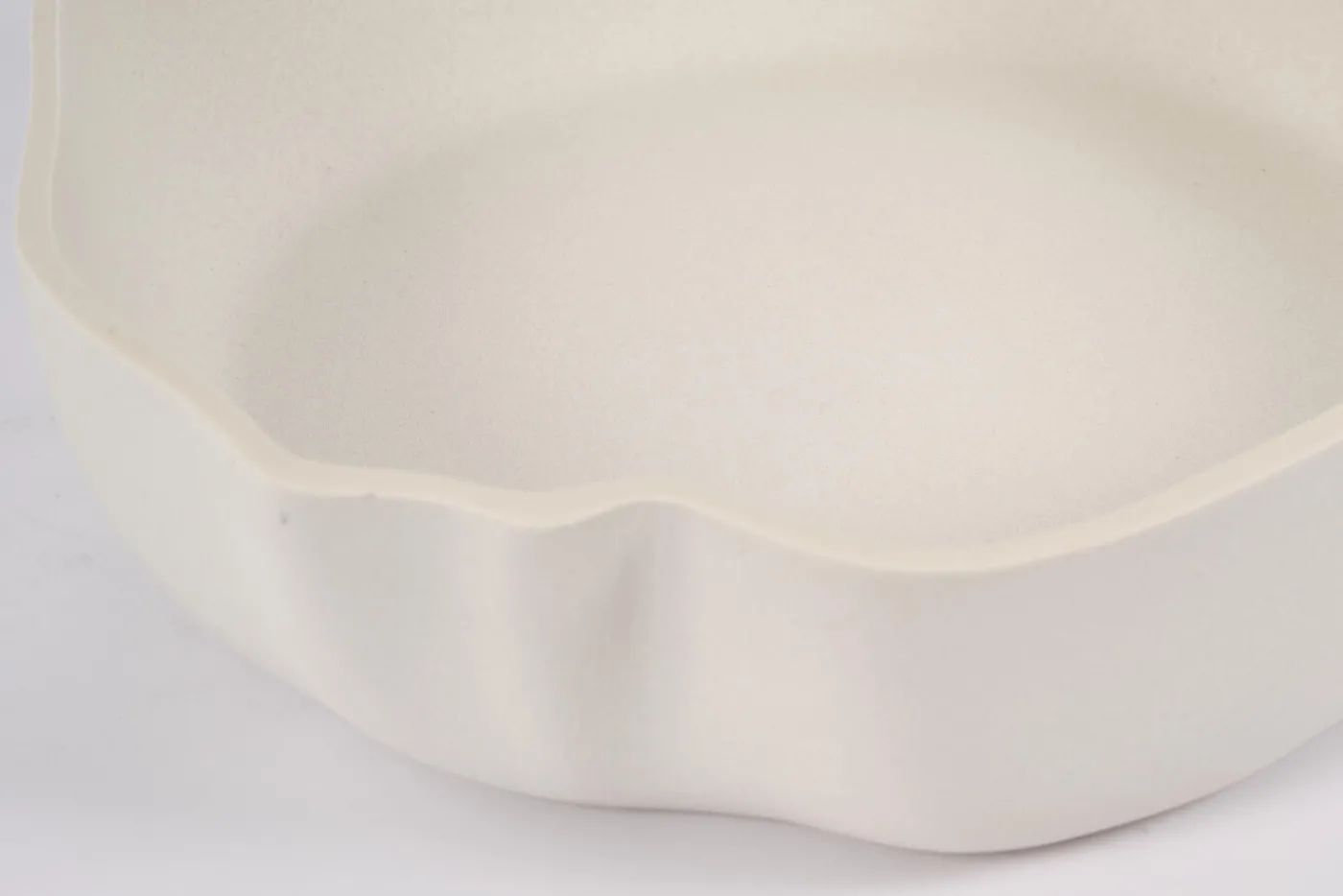 Plats|Plats<Flamant SARINO, coupe, céramique Blanccassé