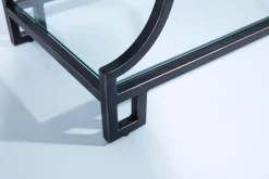 Placards|Armoires<Flamant SCALETTO, étagère, métal et verre Brun