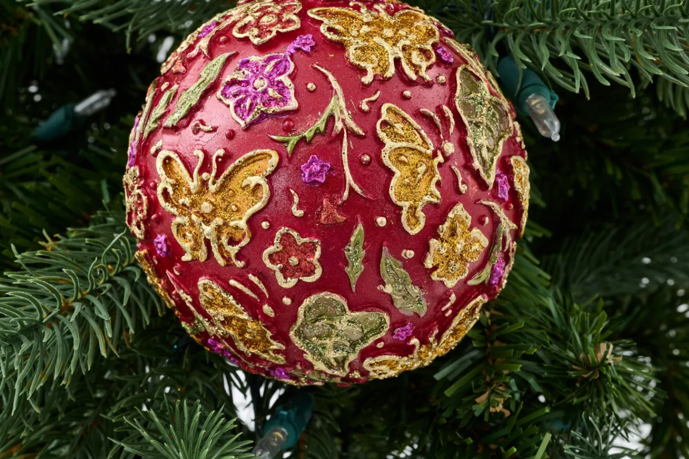 Boules De Noël|Boules De Noël<Flamant SERNI, boule de Noël Mixte