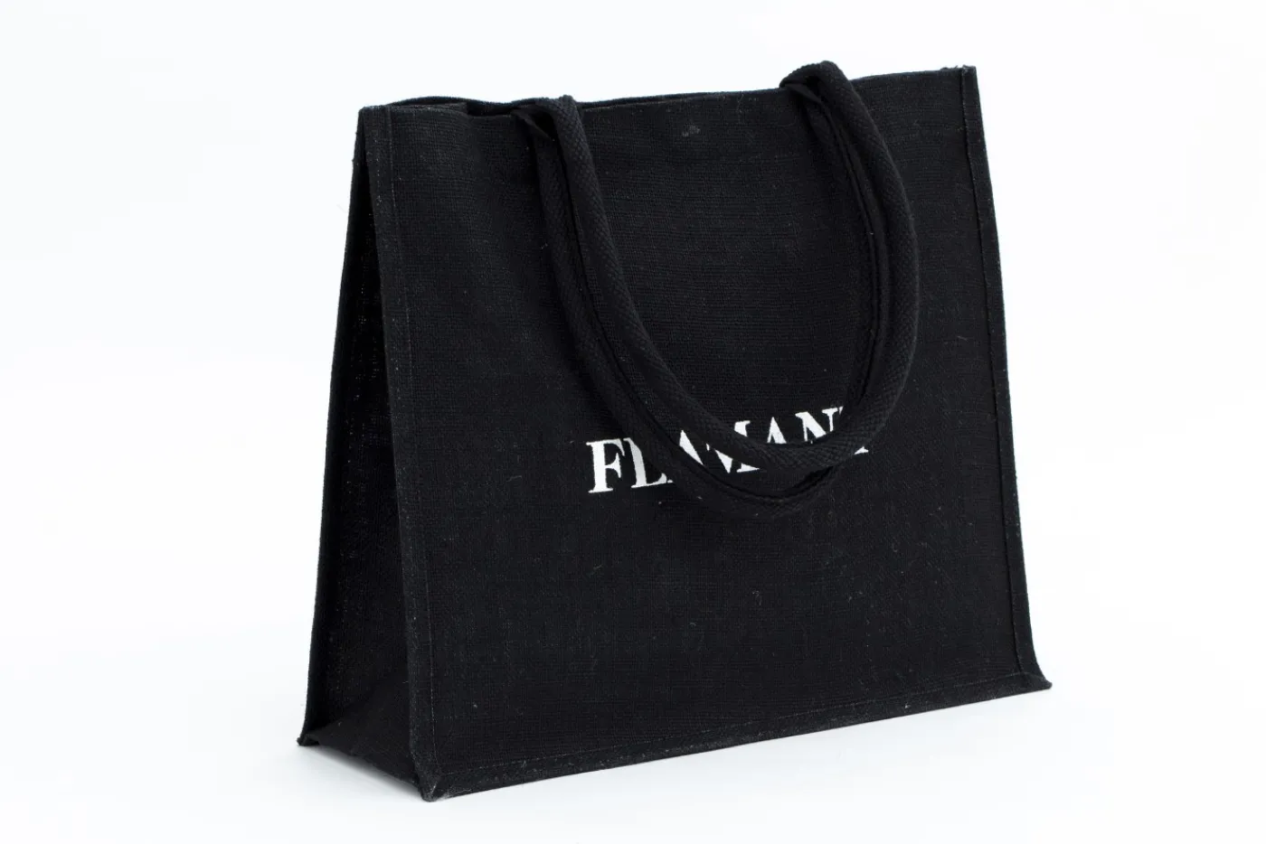 Jeux De Société Et Lifestyle|Décoration<Flamant SHOPPER , sac de courses, jute, Noir