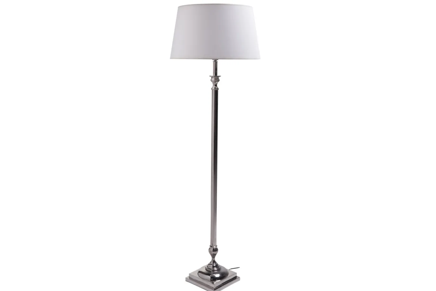 Lampadaires|Luminaire<Flamant SITA, lampadaire, laiton, nickel Argent