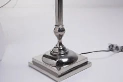 Lampadaires|Luminaire<Flamant SITA, lampadaire, laiton, nickel Argent