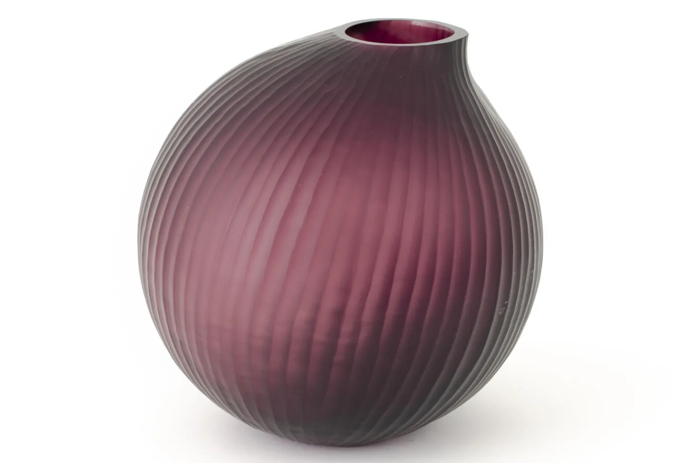 Décoration|Pots Et Vases<Flamant SOLIYA, vase, verre, L Pourpre