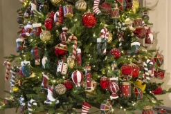 Boules De Noël|Boules De Noël<Flamant SOMEI, boule de Noël Or