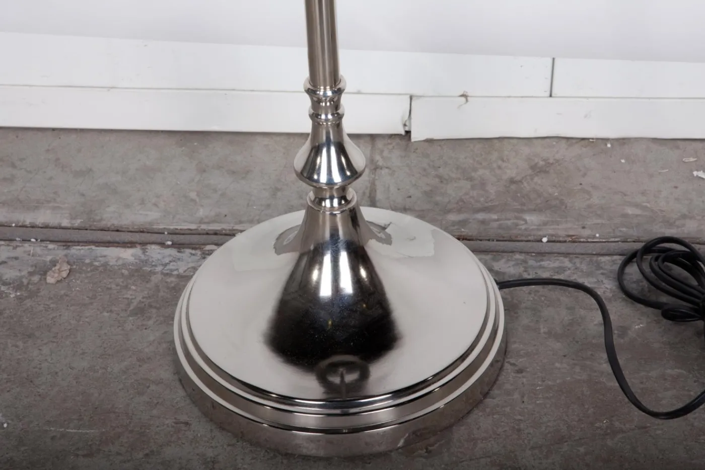 Lampadaires|Luminaire<Flamant SORAH, lampadaire, laiton, nickel Argent
