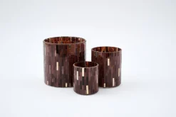 Porte Bougie, Chauffe-Plats Et Photophores|Porte Bougie, Chauffe-Plats Et Photophores<Flamant STELLAN, photophore, verre, M Rouge