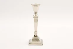 Chandeliers|Chandeliers<Flamant STRIPE, bougeoir, plaqué nickel, M Argent