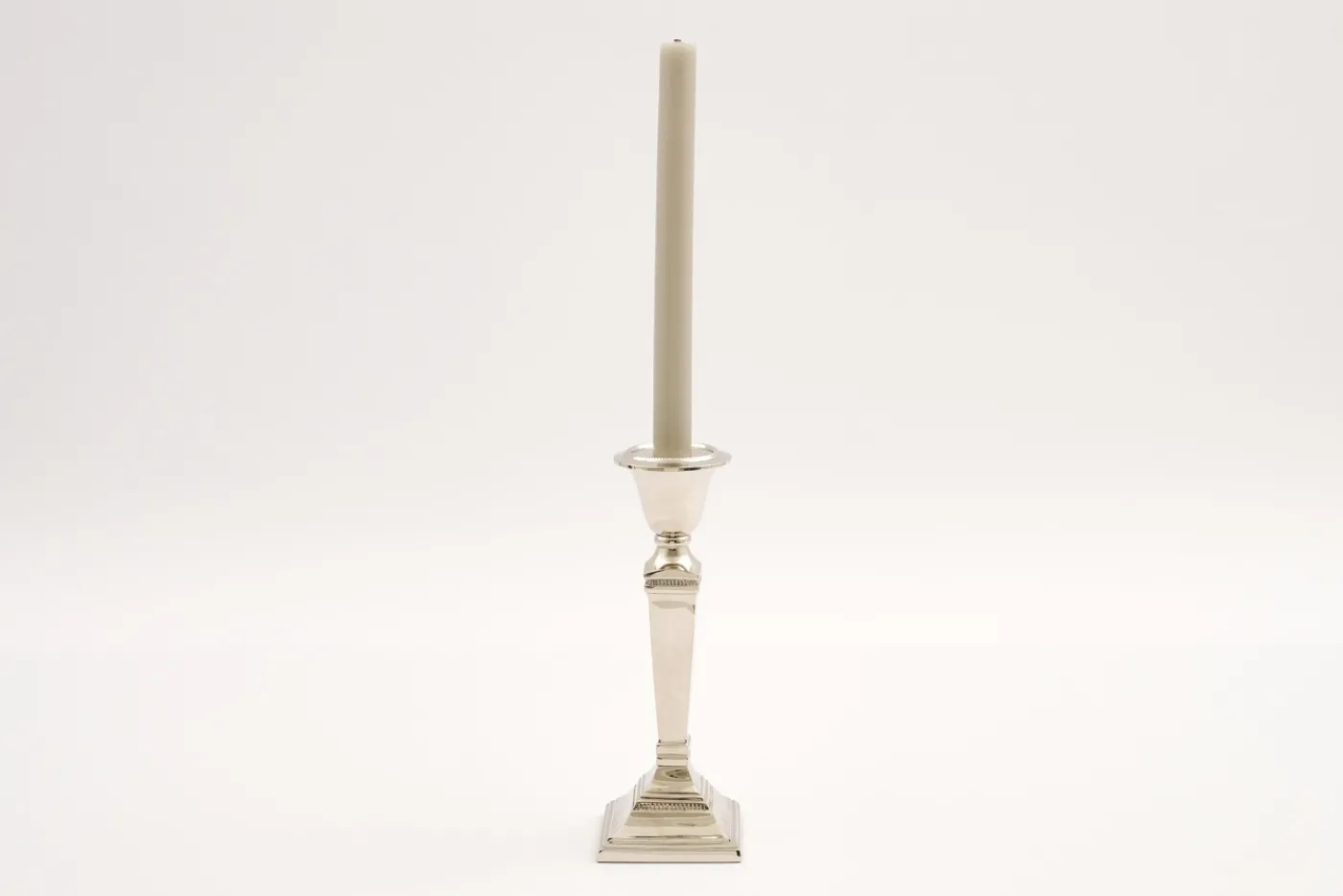 Chandeliers|Chandeliers<Flamant STRIPE, bougeoir, plaqué nickel, S Argent