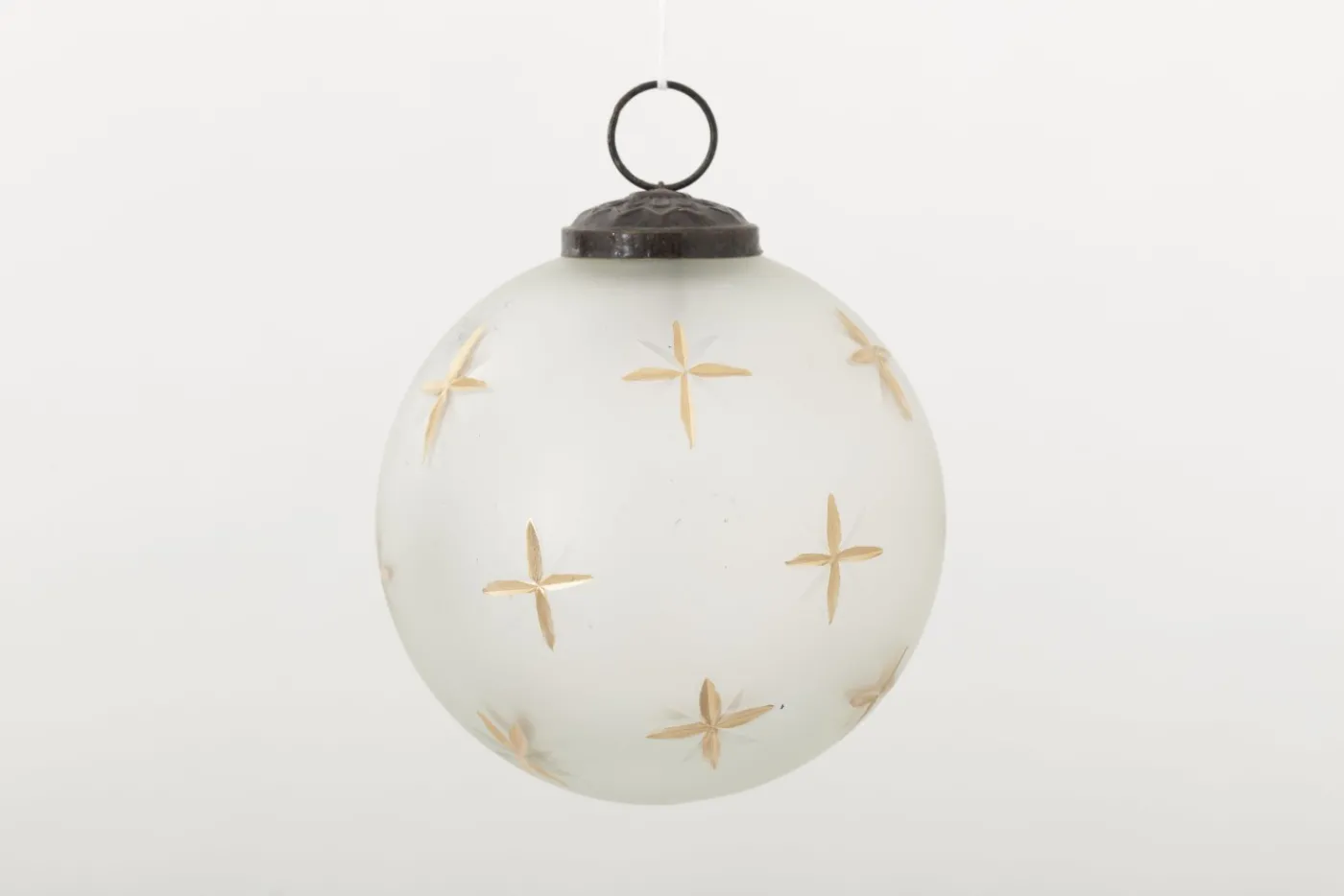 Boules De Noël|Boules De Noël<Flamant TANEL, boule de Noël, modèle 1 Blanc