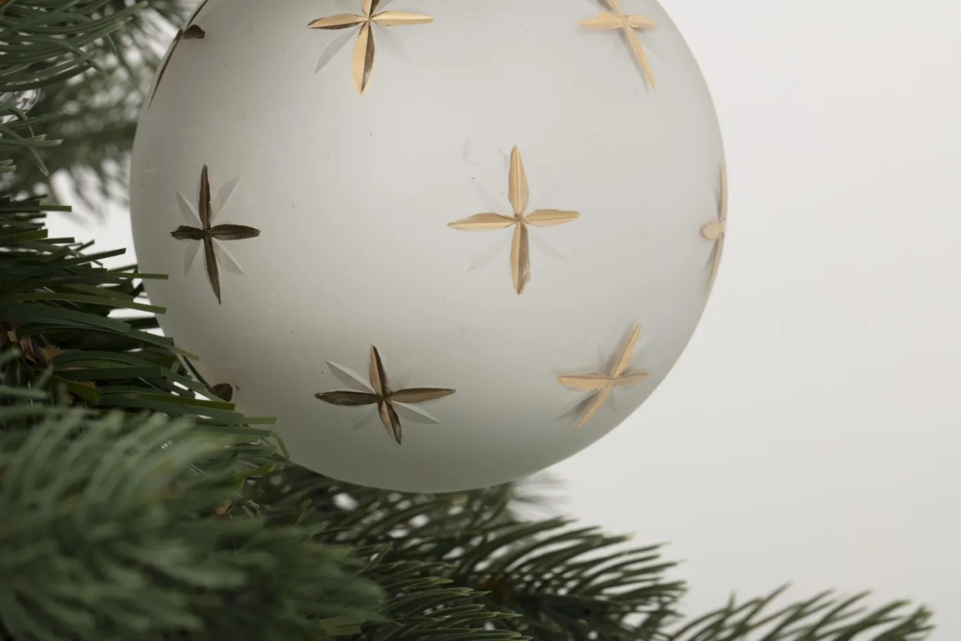 Boules De Noël|Boules De Noël<Flamant TANEL, boule de Noël, modèle 1 Blanc