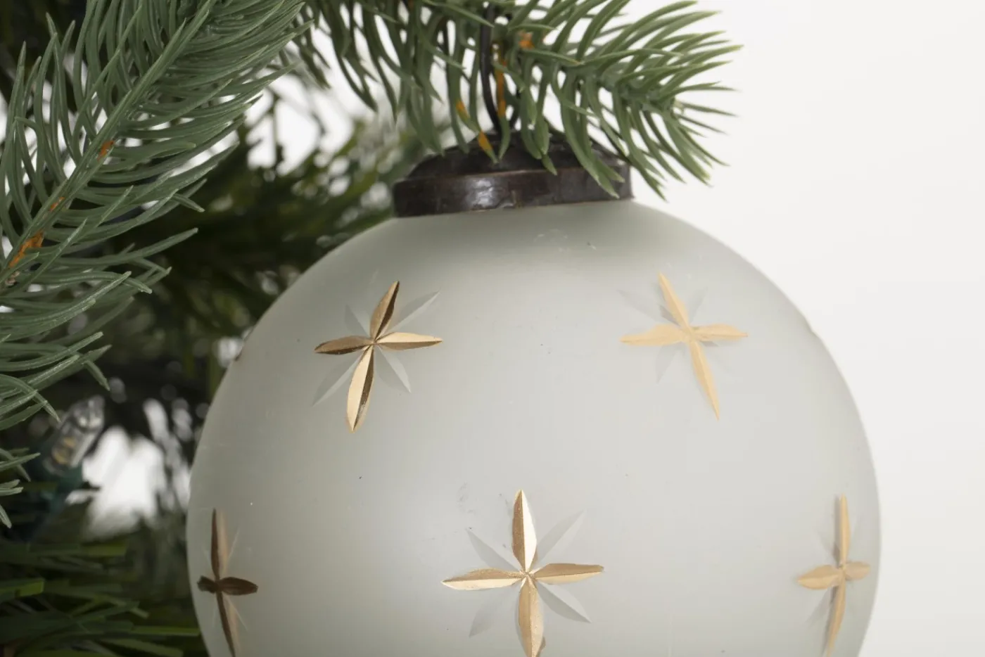 Boules De Noël|Boules De Noël<Flamant TANEL, boule de Noël, modèle 1 Blanc