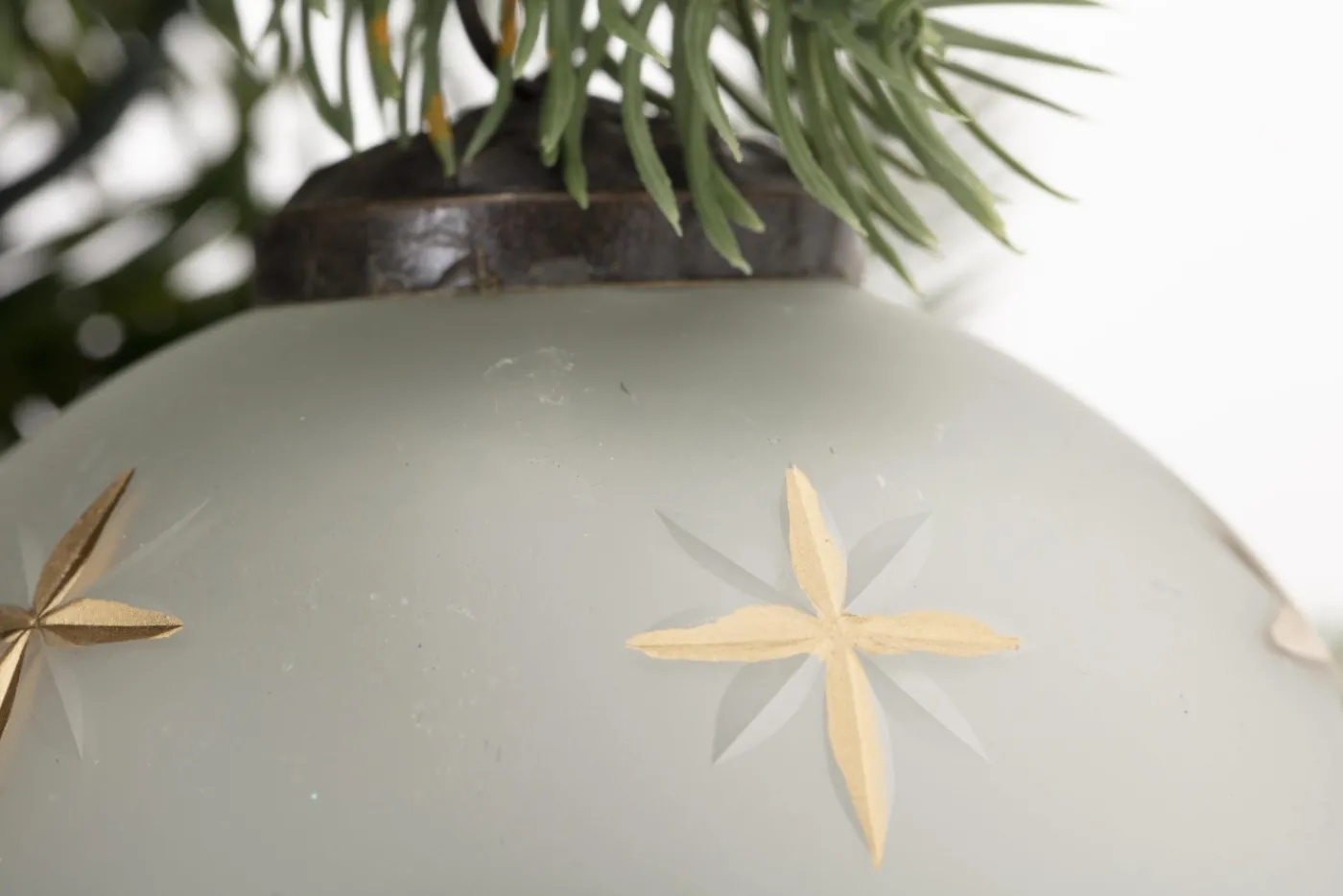 Boules De Noël|Boules De Noël<Flamant TANEL, boule de Noël, modèle 1 Blanc
