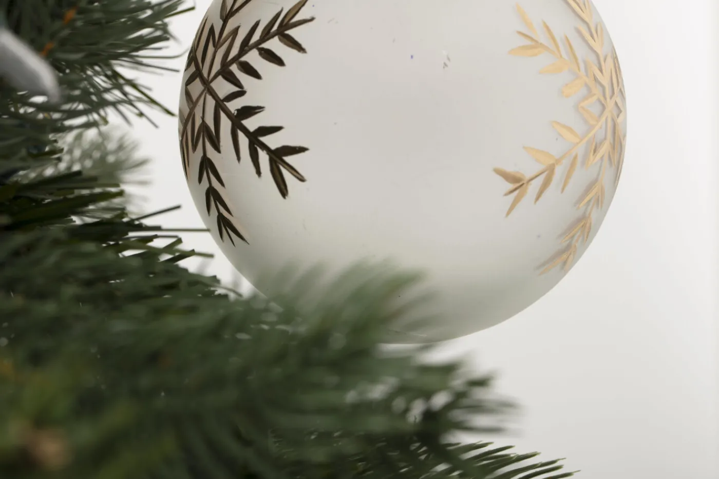 Boules De Noël|Boules De Noël<Flamant TANEL, boule de Noël, modèle 2 Blanc