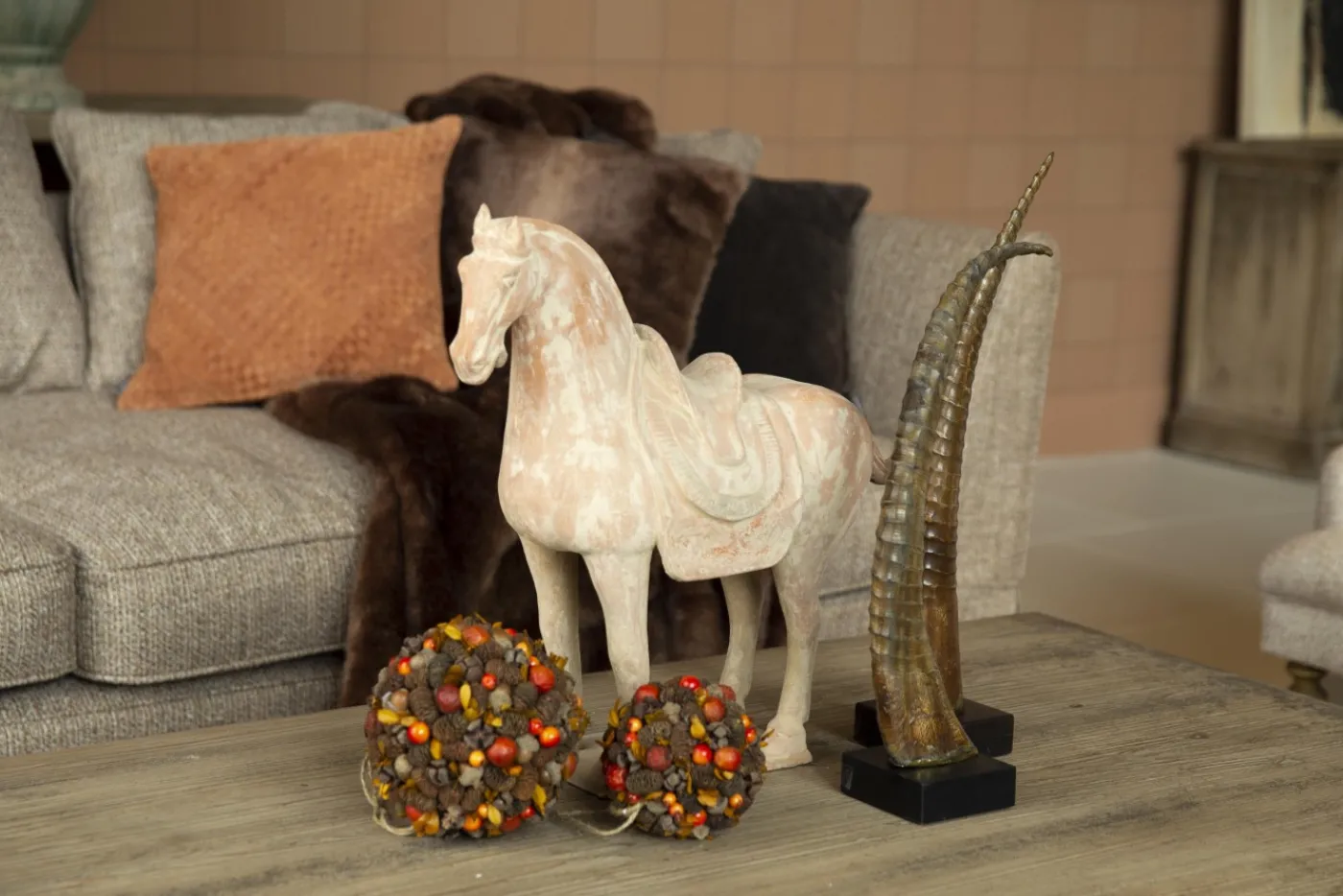 Statuettes Et Objets|Décoration<Flamant TANTOO, cheval Mixte