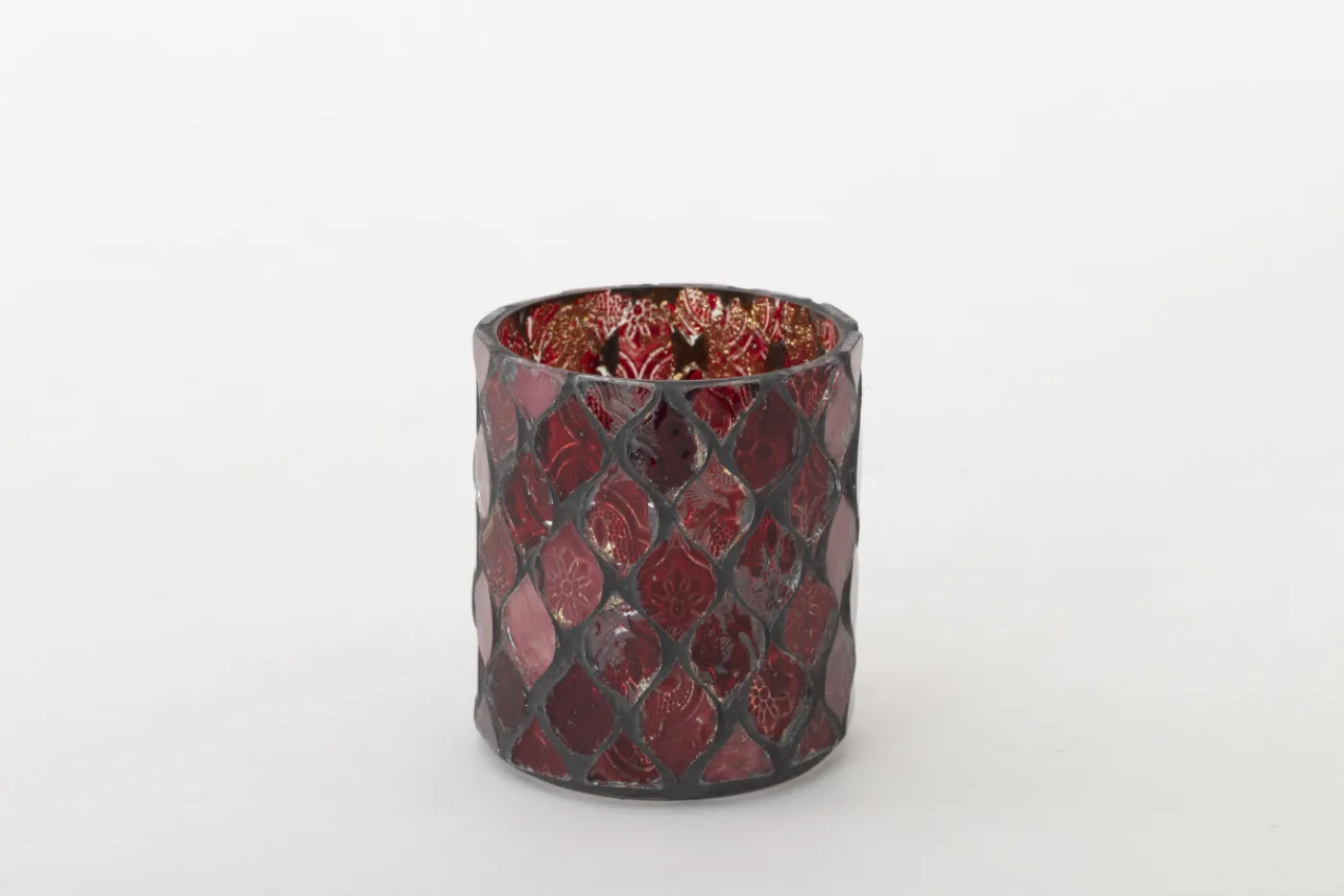 Porte Bougie, Chauffe-Plats Et Photophores|Porte Bougie, Chauffe-Plats Et Photophores<Flamant TEMPLES, photophore, verre, , M Rouge