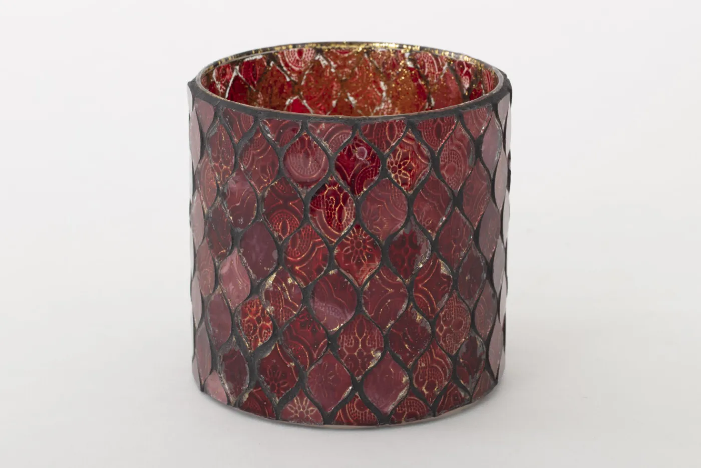 Porte Bougie, Chauffe-Plats Et Photophores|Porte Bougie, Chauffe-Plats Et Photophores<Flamant TEMPLES, photophore, verre, , L Rouge