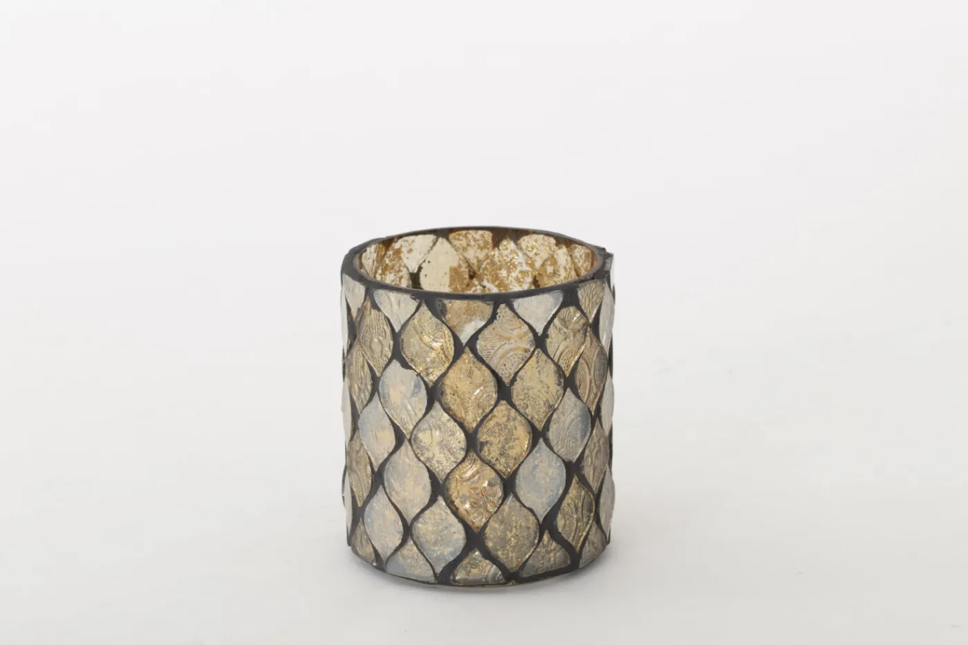 Porte Bougie, Chauffe-Plats Et Photophores|Porte Bougie, Chauffe-Plats Et Photophores<Flamant TEMPLES, photophe, verre, , M Or