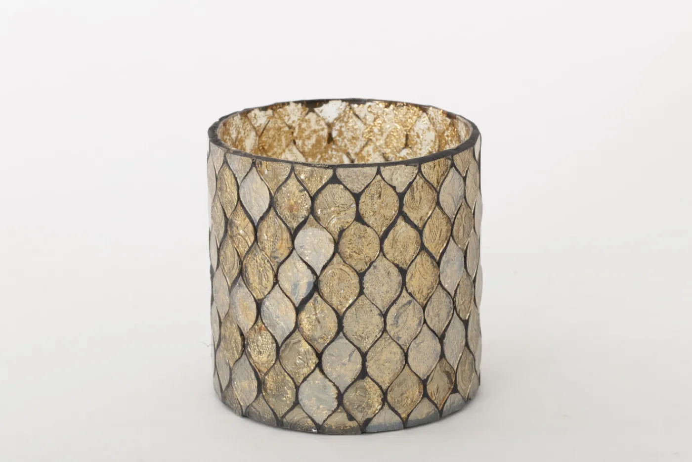 Porte Bougie, Chauffe-Plats Et Photophores|Porte Bougie, Chauffe-Plats Et Photophores<Flamant TEMPLES, photophe, verre, , L Or