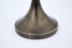 Chandeliers|Chandeliers<Flamant TERRI, bougeoir, métal, L Gris