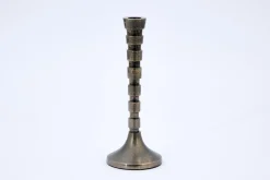 Chandeliers|Chandeliers<Flamant TERRI, bougeoir, métal, M Gris