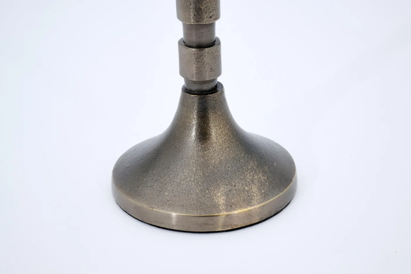 Chandeliers|Chandeliers<Flamant TERRI, bougeoir, métal, M Gris