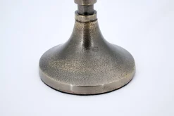 Chandeliers|Chandeliers<Flamant TERRI, bougeoir, métal, S Gris