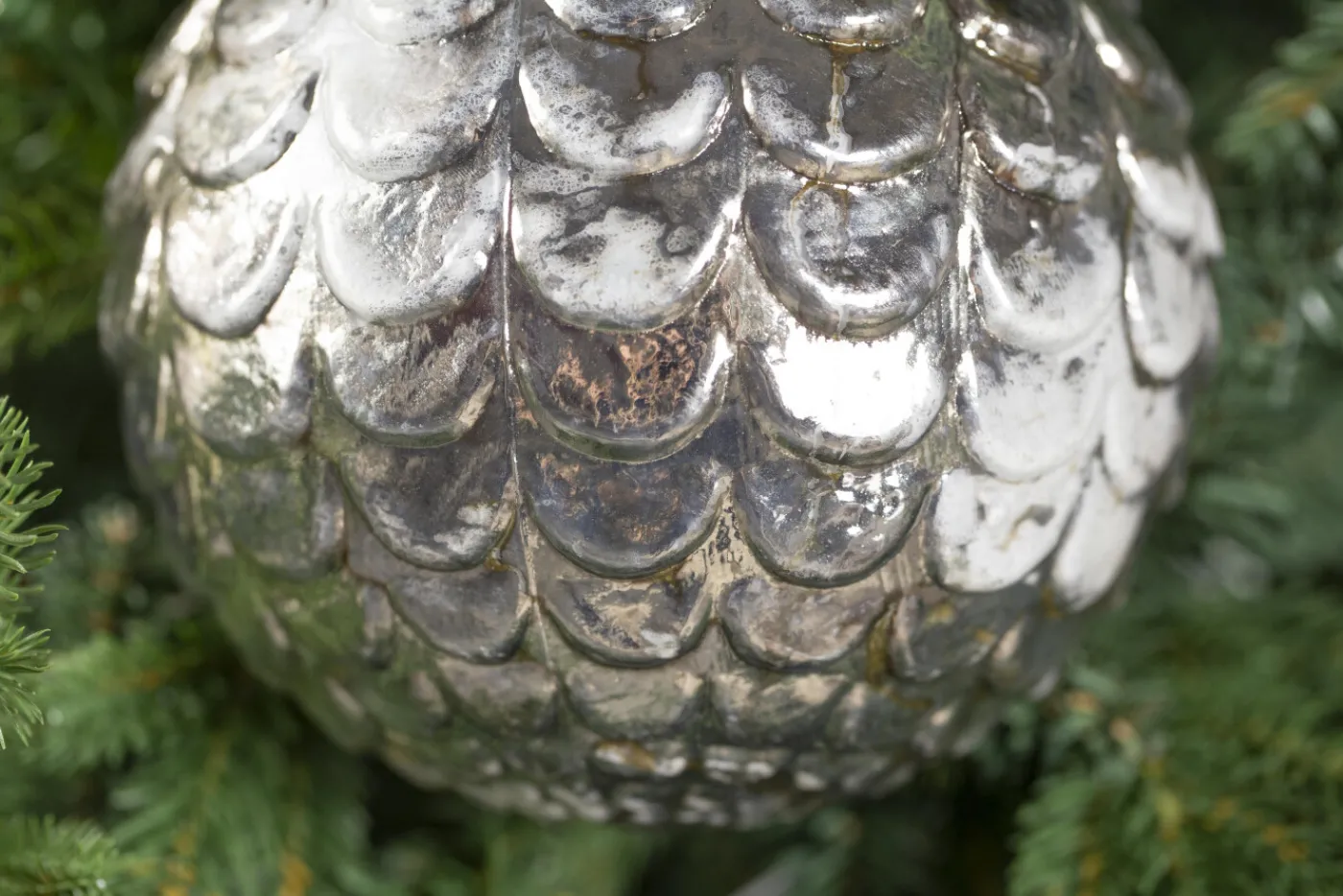 Boules De Noël|Boules De Noël<Flamant TESSIE, boule de Noël, , S Argent