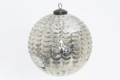Boules De Noël|Boules De Noël<Flamant TESSIE, boule de Noël, , L Argent