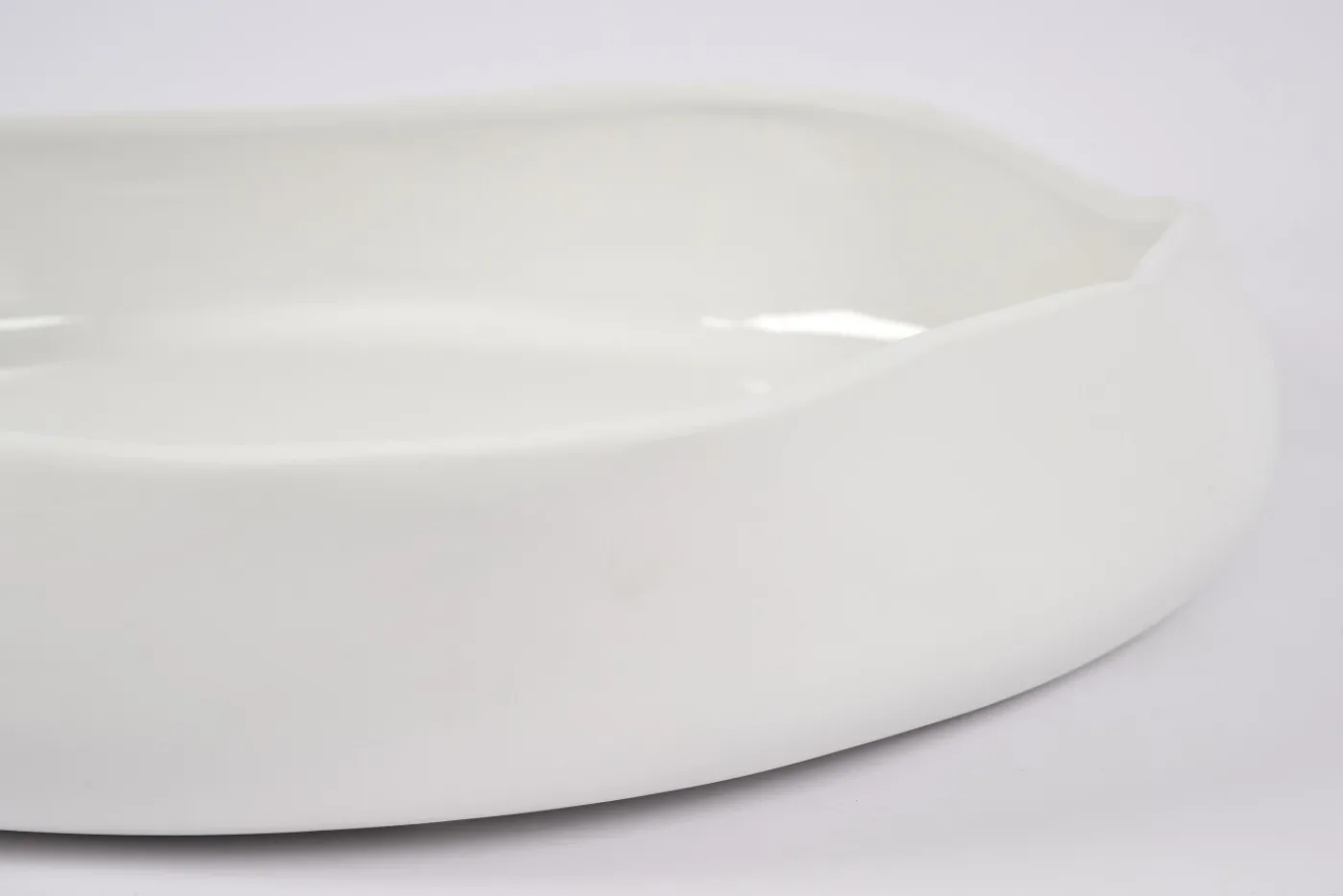 Plats|Plats<Flamant TIFFANY, coupe, céramique, , L Blanc